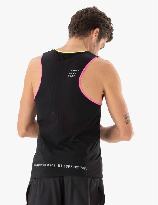 Pro Racing Singlet M BLACK/SAFE YELLOW/NEO PINK