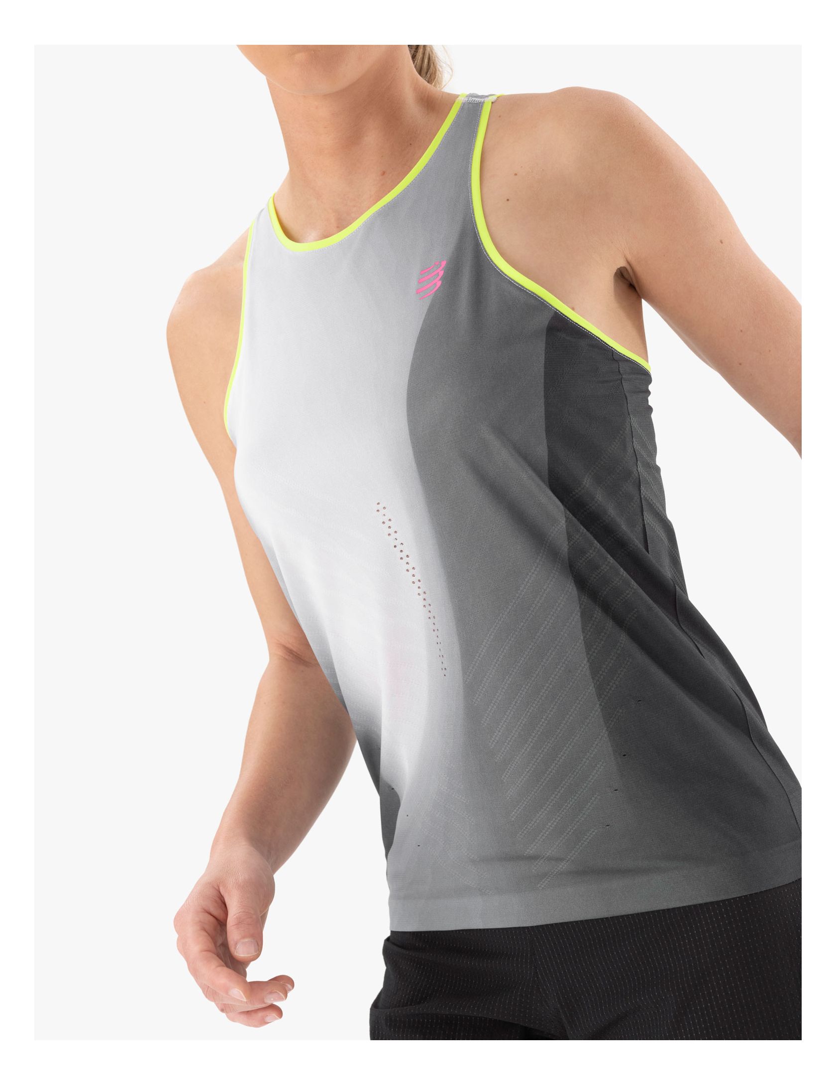 Performance Singlet W BLACK/WHITE