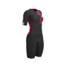 Aero SS Trisuit W - Black/Jazzy