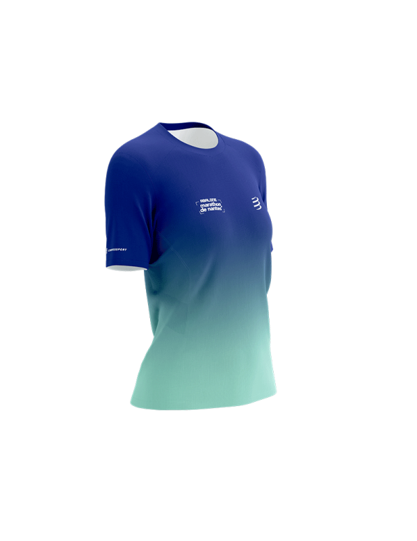 Performance SS Tshirt W - Nantes Marathon 2025 BLUE