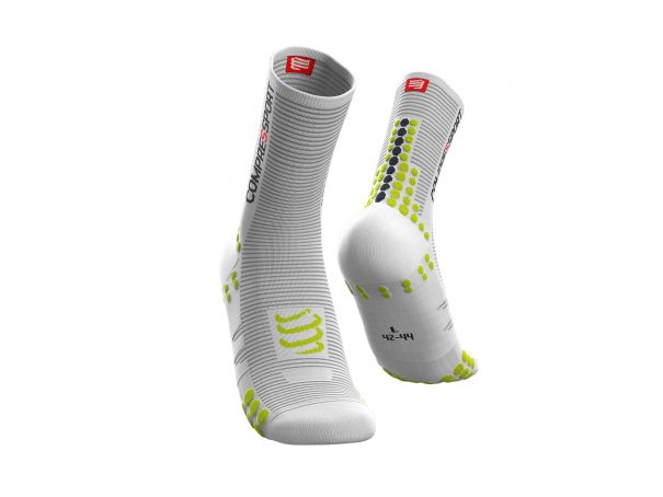 CALCETINES DEPORTIVOS PRO V3.0 TRAIL White Lolite - by COMPRESSPORT