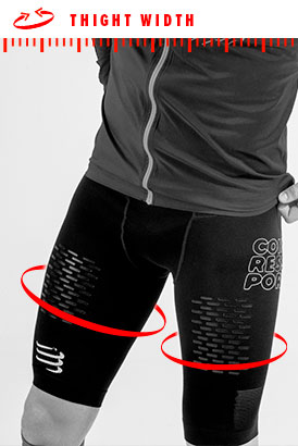 Mallas cortas de compresión de running para hombre l Mallas cortas Run  Under Control de Compressport